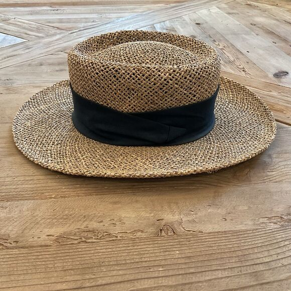 Pinehurst No. 2 1999 US Open Imperial Wide Brim Straw Hat Cap Size S/M NWOT - Picture 3 of 11